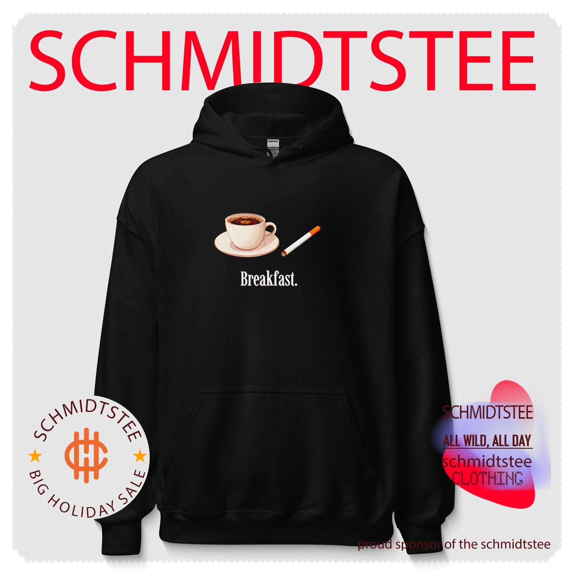 Breakfast coffee and cigarettes shirt