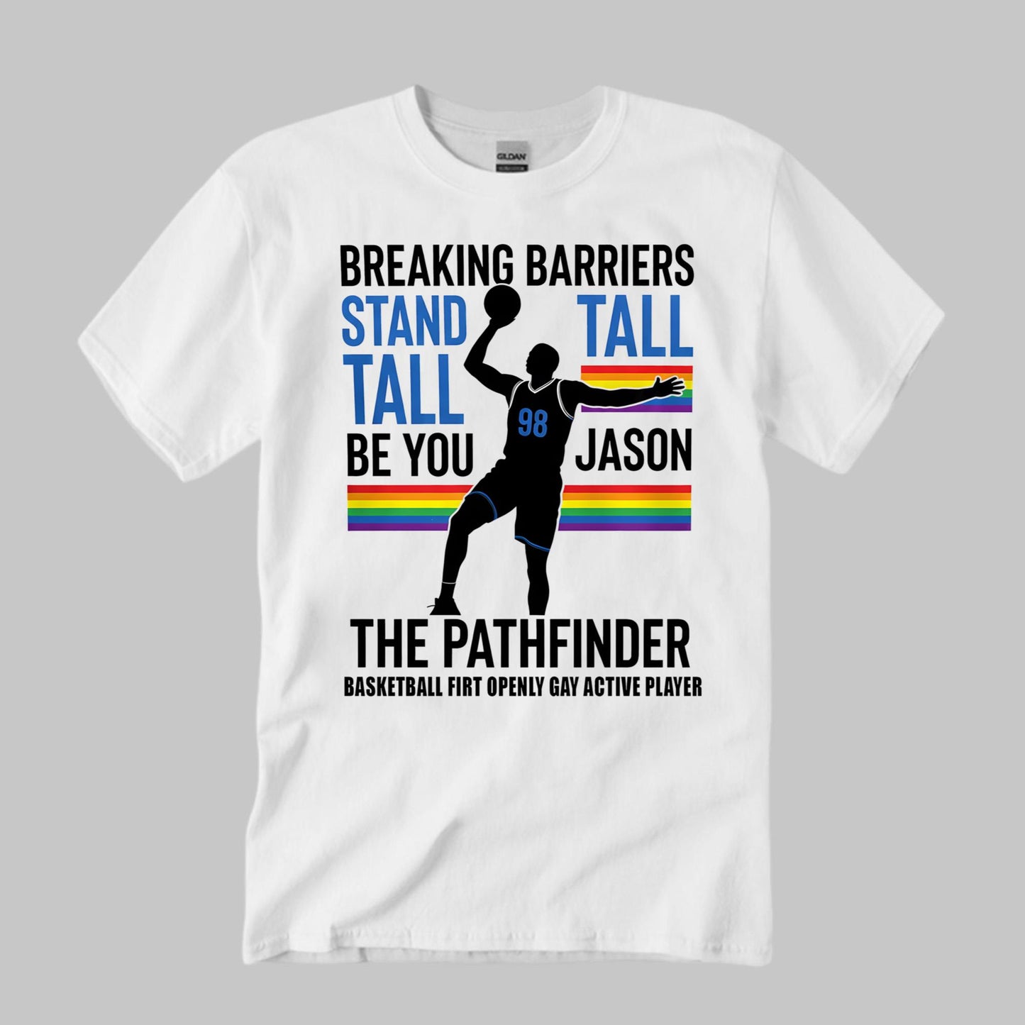 Breaking Barriers Stand Tall Be You Jason Shirt