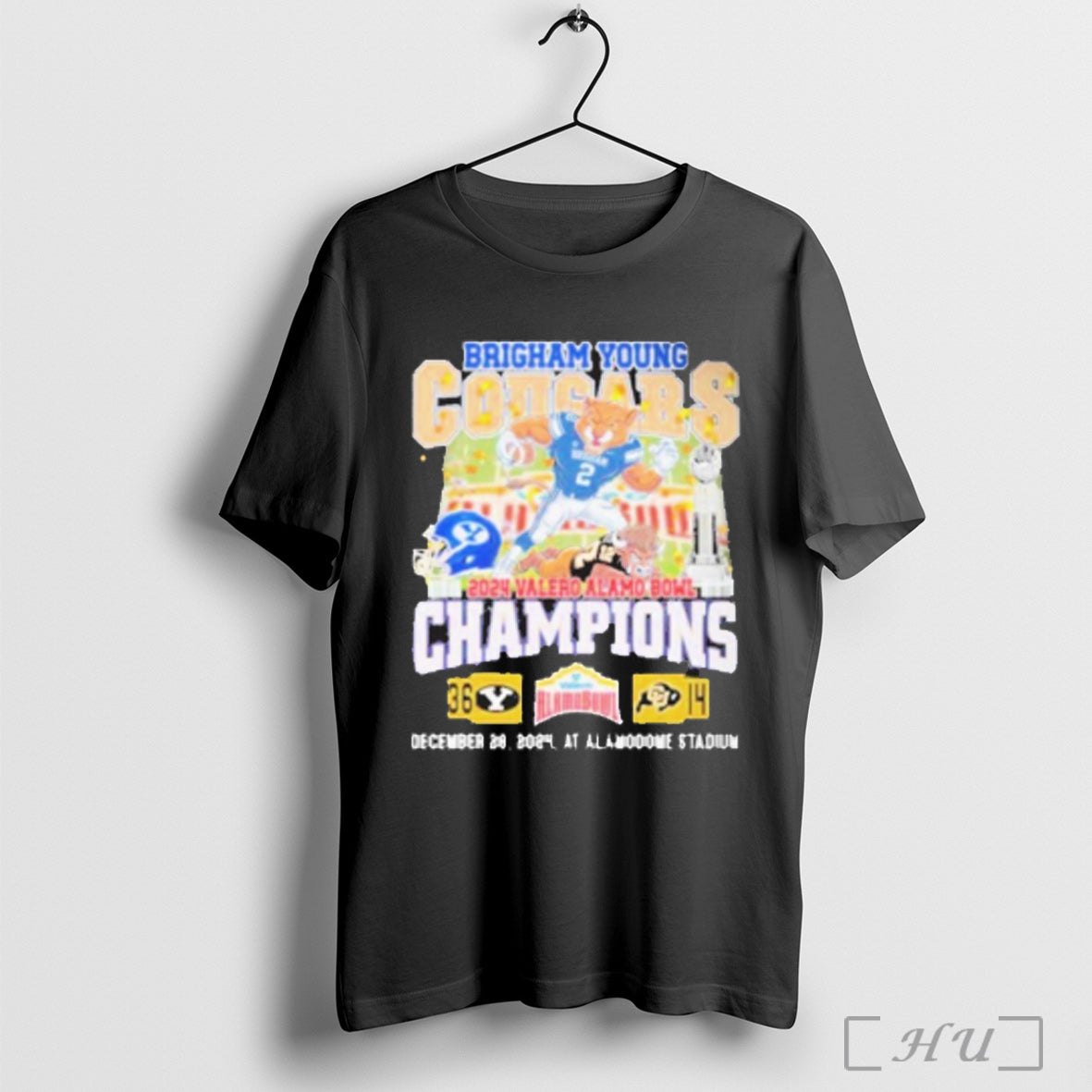 Brigham Young Cougars 2025 Valero Alamo Bowl Champion T Shirt