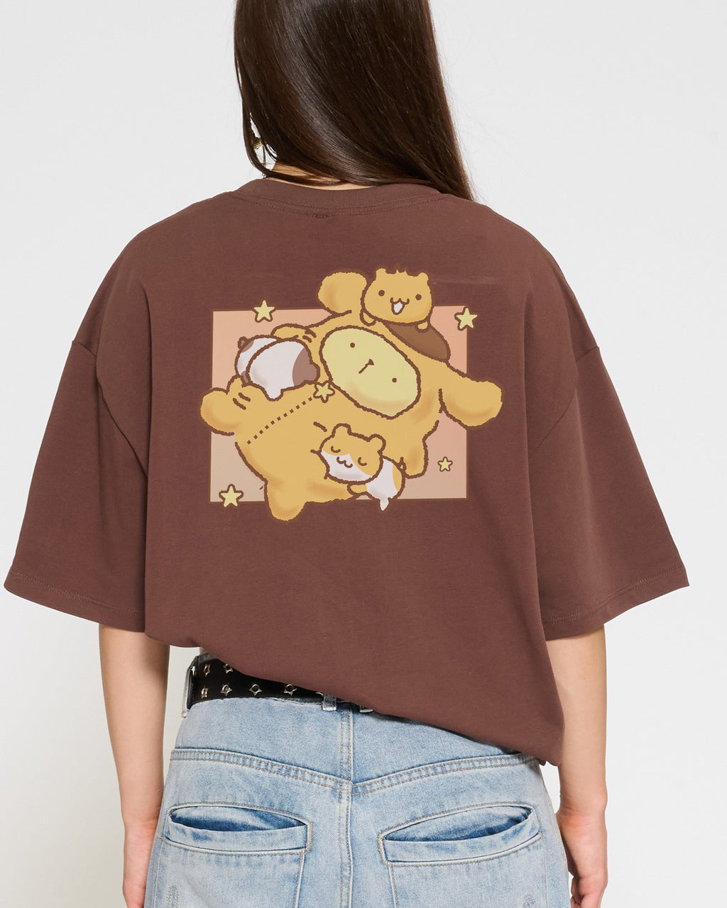 Pompompurin Nap Oversized Tee