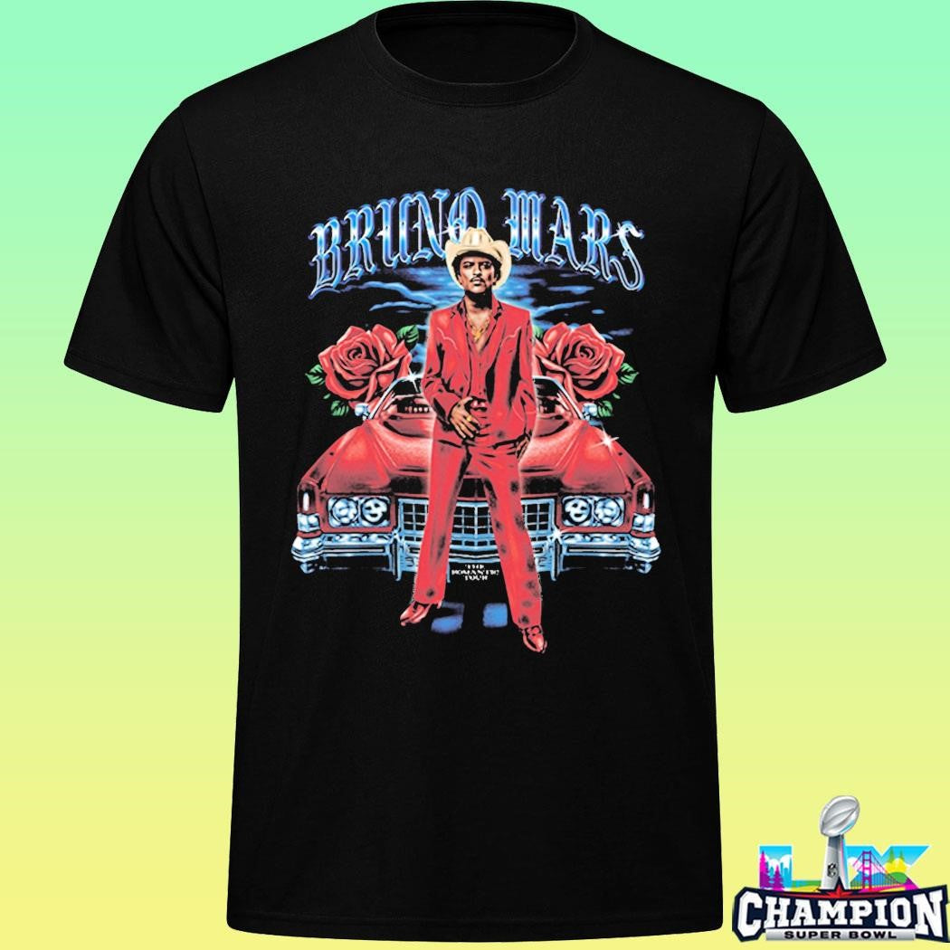 Bruno Mars Las Vegas The Romantic Tour Shirt