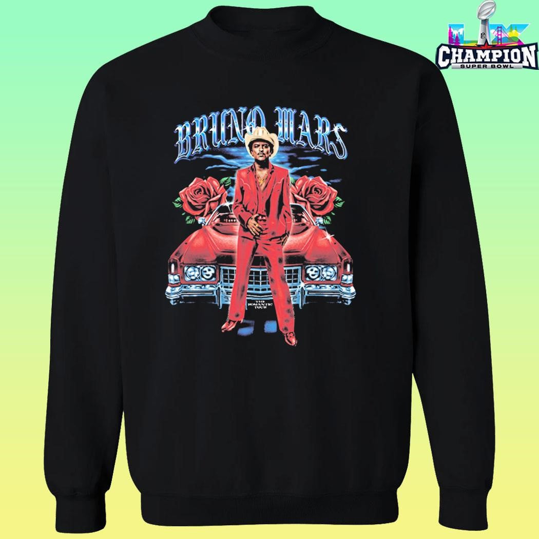 Bruno Mars Las Vegas The Romantic Tour Shirt