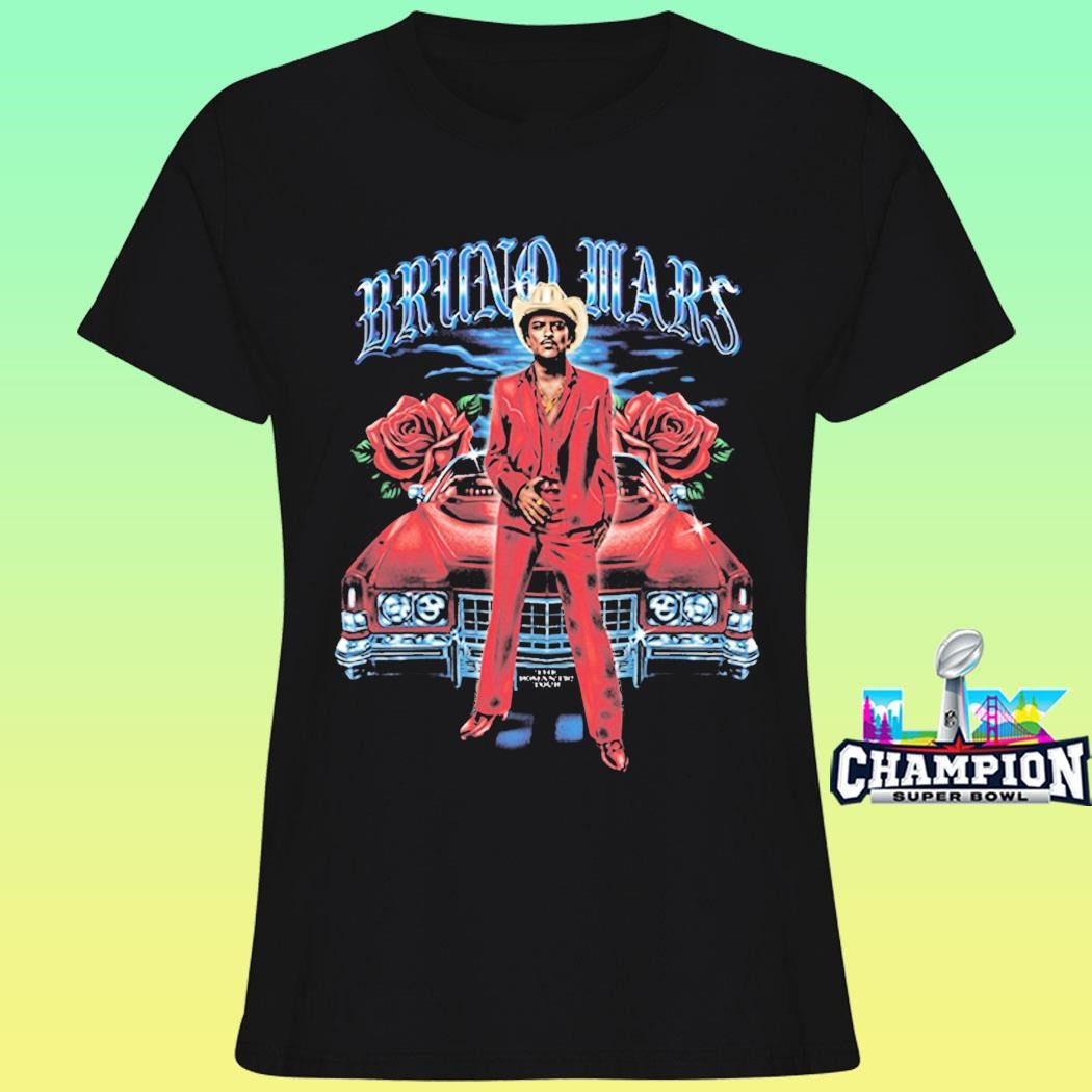 Bruno Mars Las Vegas The Romantic Tour Shirt