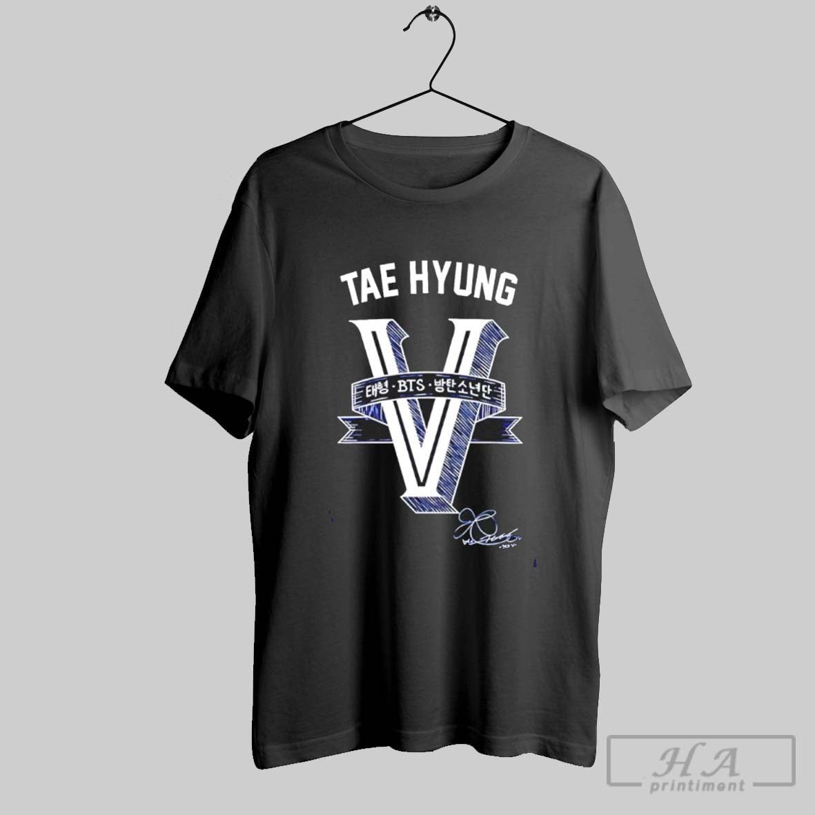 Bts V Tae Hyung Los Angeles Dodgers Signature