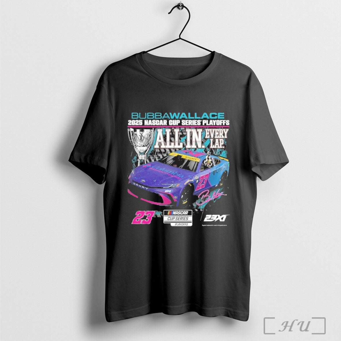 Bubba Wallace 2025 Nascar Cup Series Playoffs Columbia T Shirt