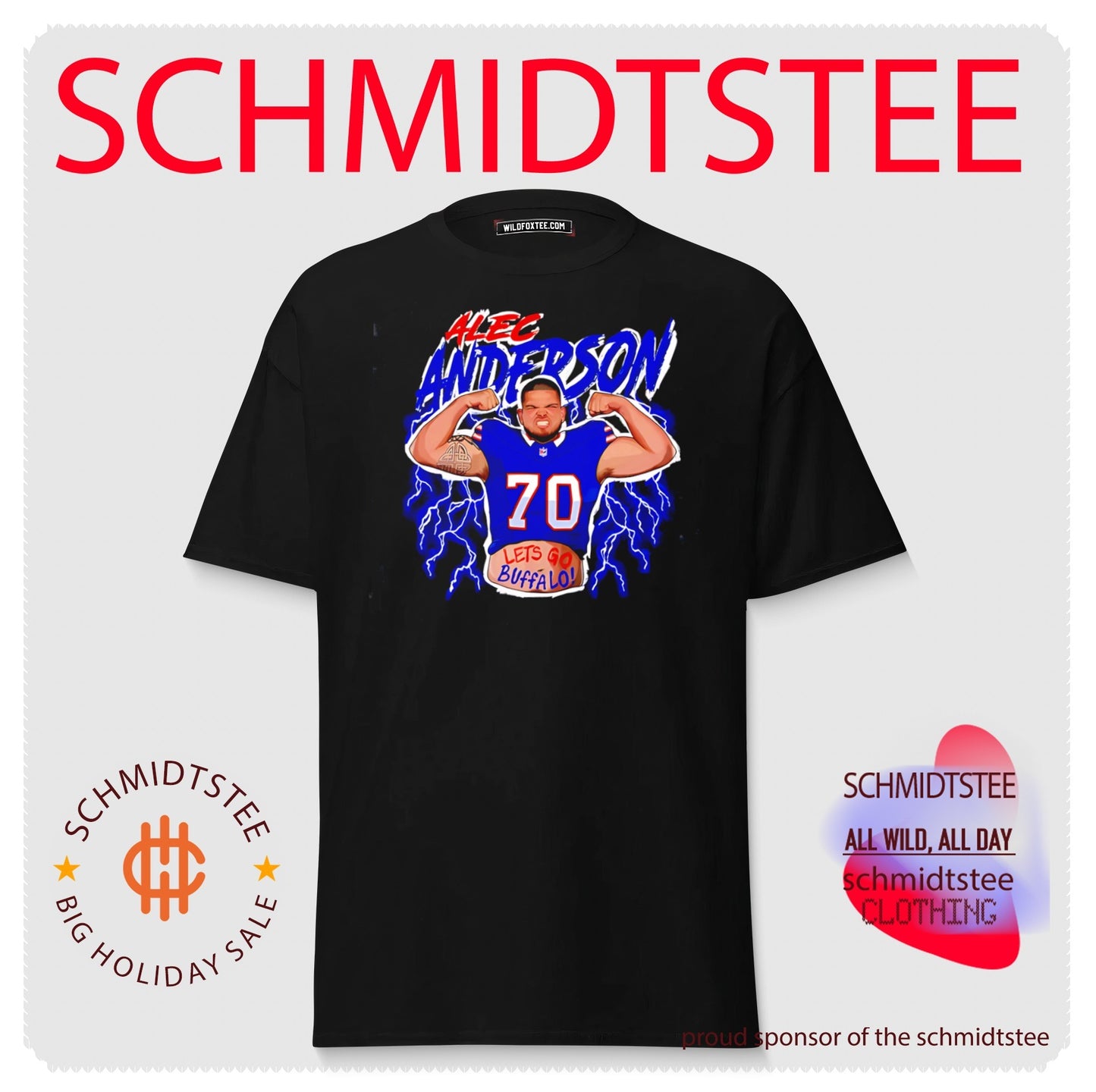 Buffalo Bills Alec Anderson let’s go Buffalo Bills double biceps shirt