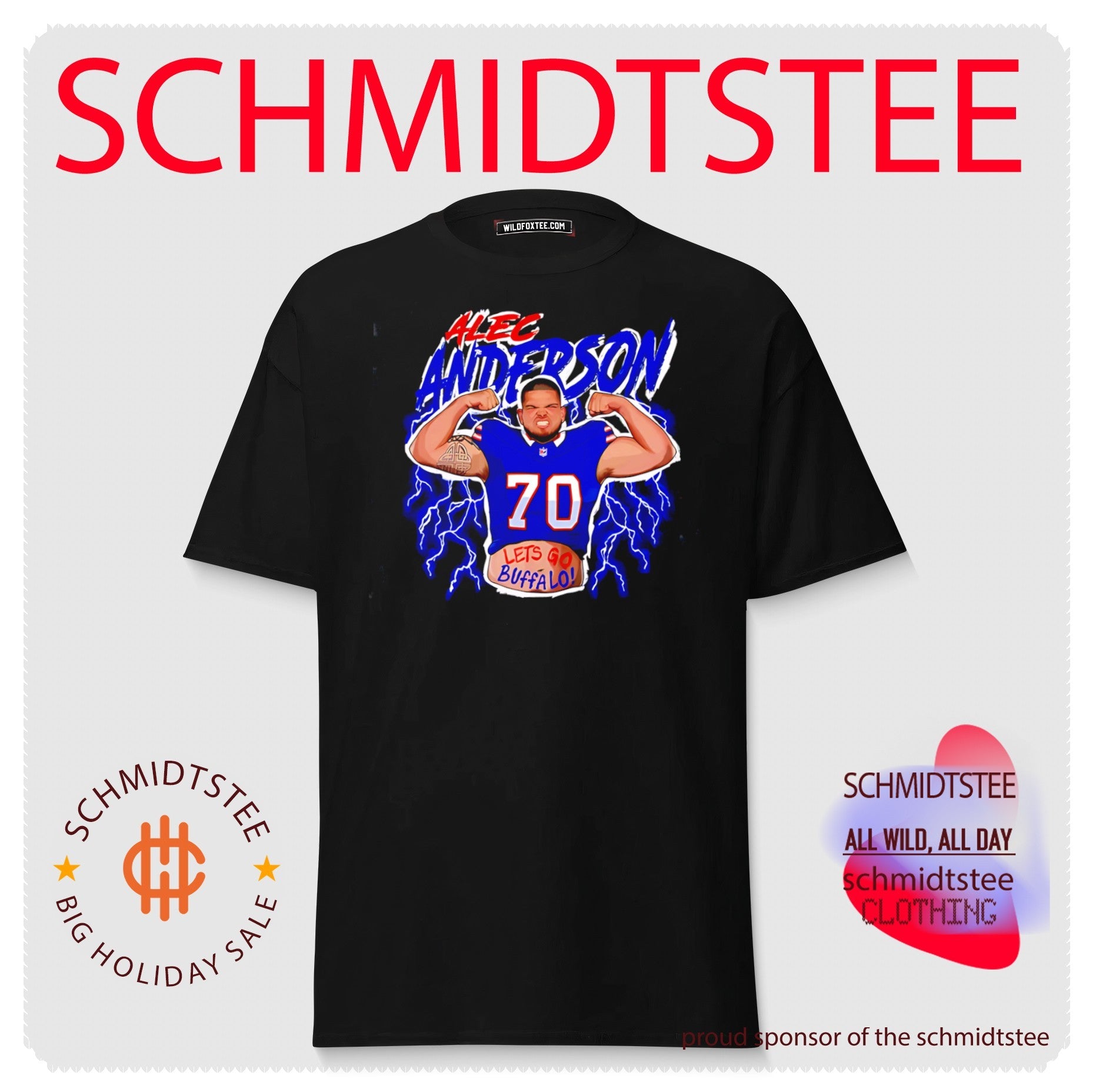 Buffalo Bills Alec Anderson let’s go Buffalo Bills double biceps shirt