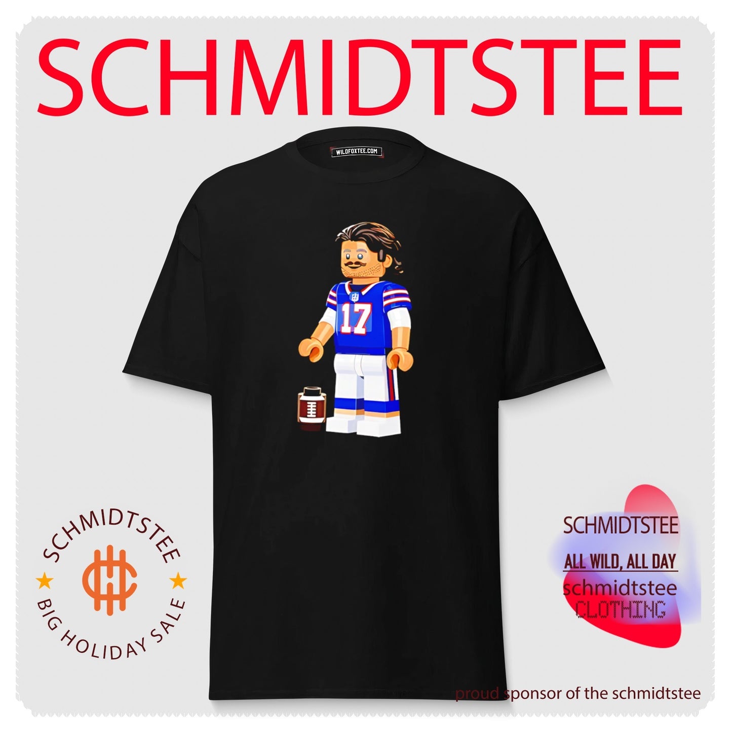 Buffalo Bills Josh Allen Lego model 17 shirt