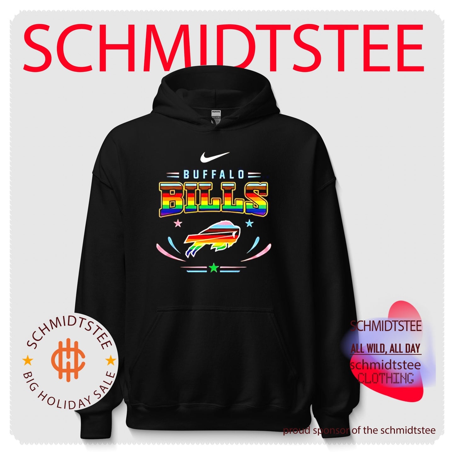 Buffalo Bills Pride Month 2026 LGBT Love x NFL Game shirt