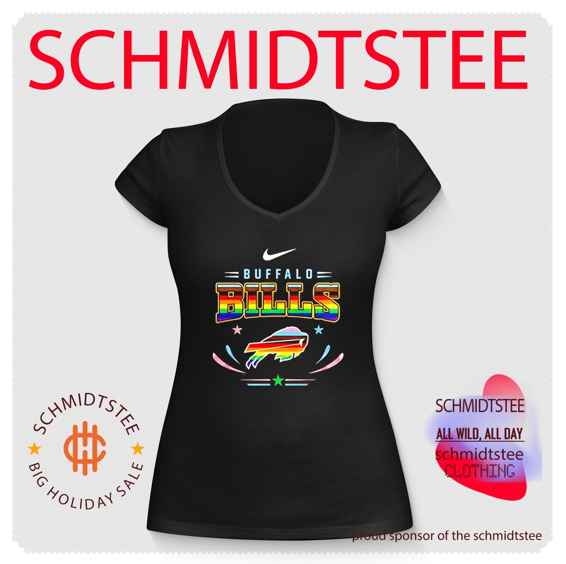Buffalo Bills Pride Month 2026 LGBT Love x NFL Game shirt