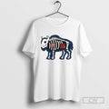 Buffalo Skeleton With Football And Food