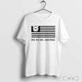 Bulldog One Nation Underdog Usa Flag T Shirt
