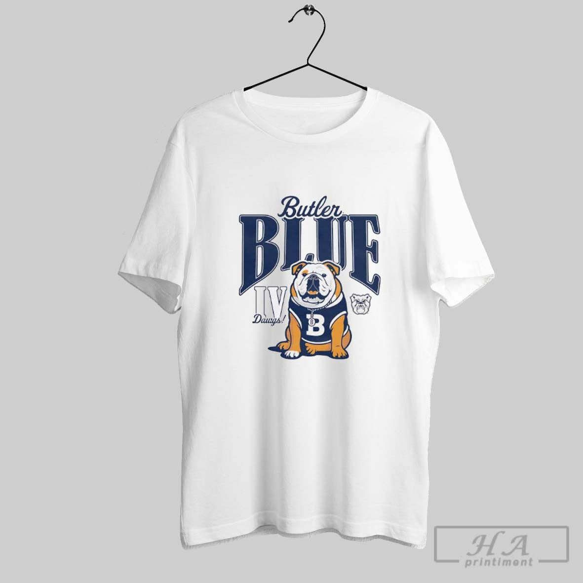 Butler University Blue Iv Dawgs Mascot Graphic