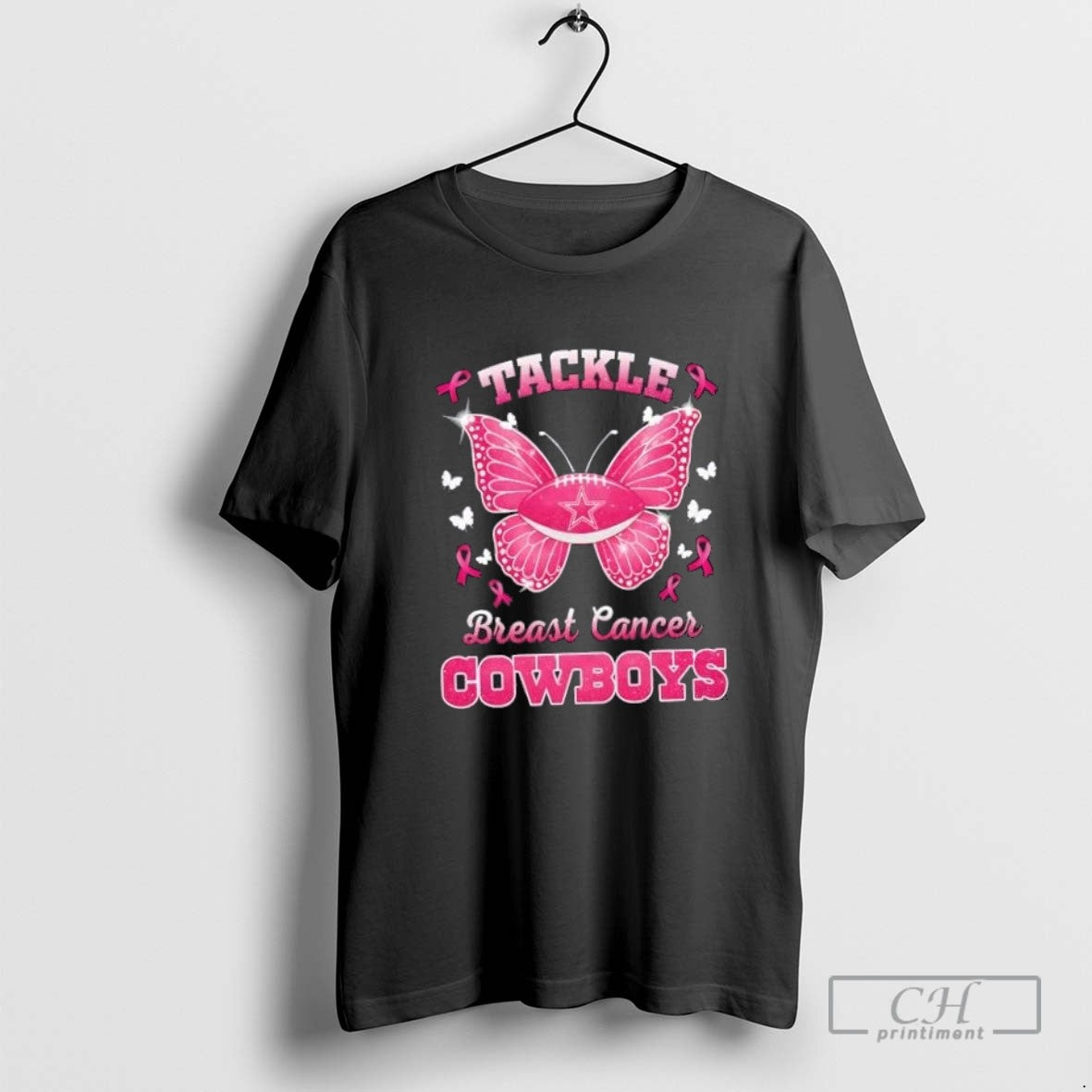 Butterfly Tackle Breast Cancer Dallas Cowboys Football