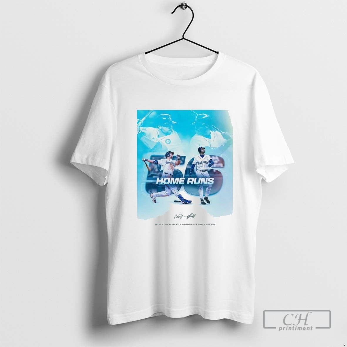 Cal Raleigh And Ken Griffey Jr Home Runs Mariners T Shirt Sweater