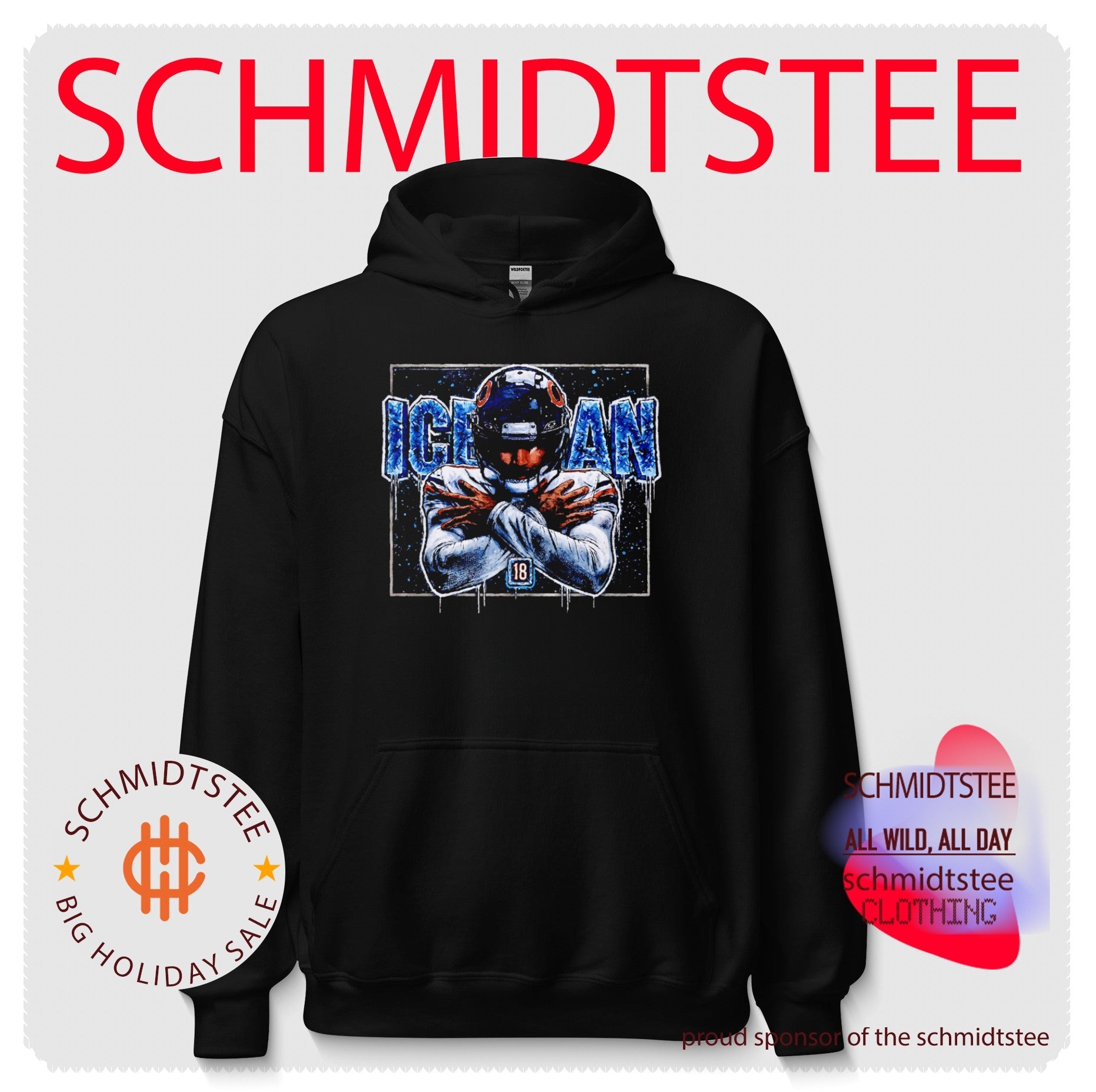 Caleb Williams Chicago Bears IceMan paint shirt