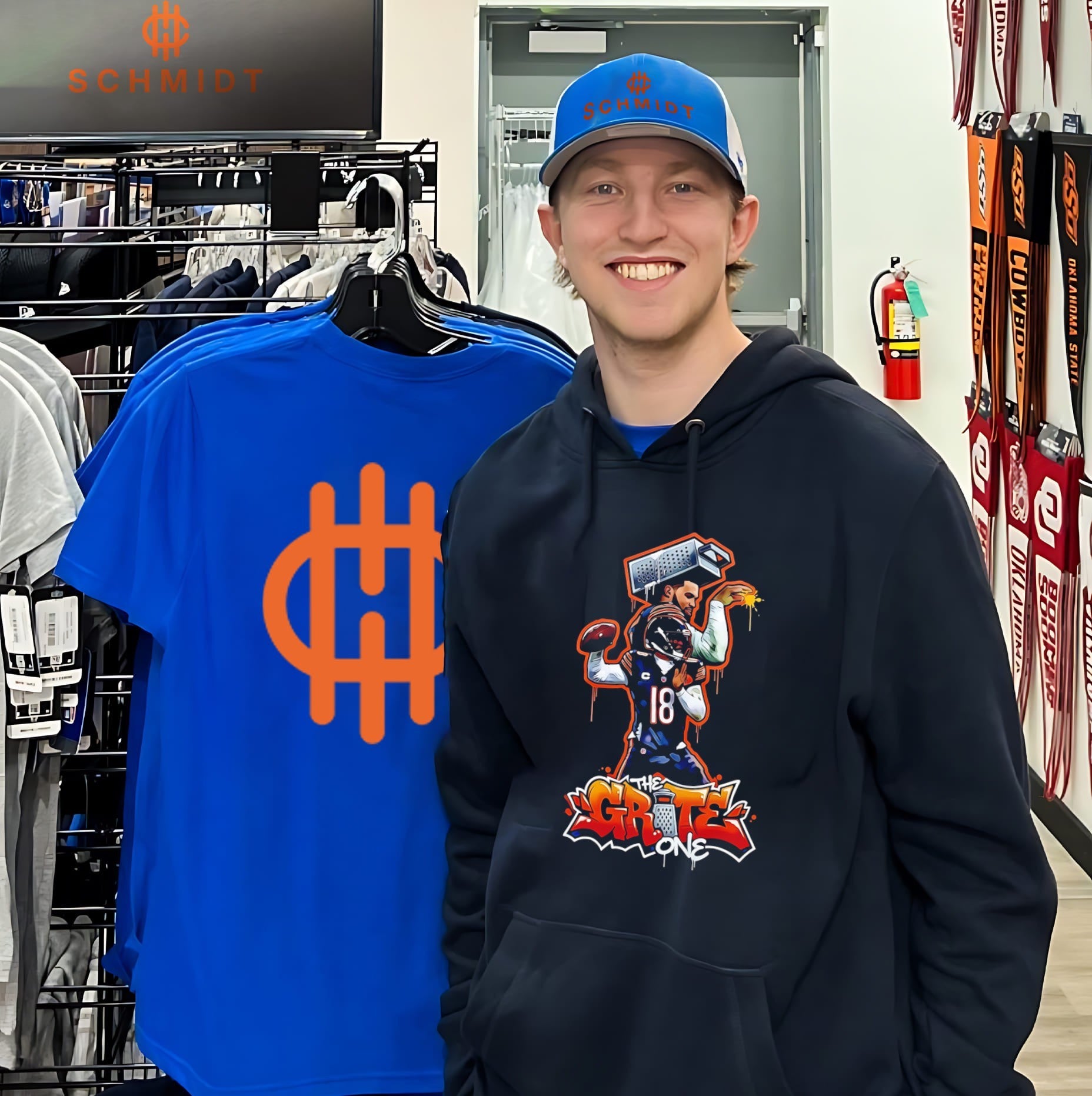 Caleb Williams Chicago Bears The Grite One paint shirt