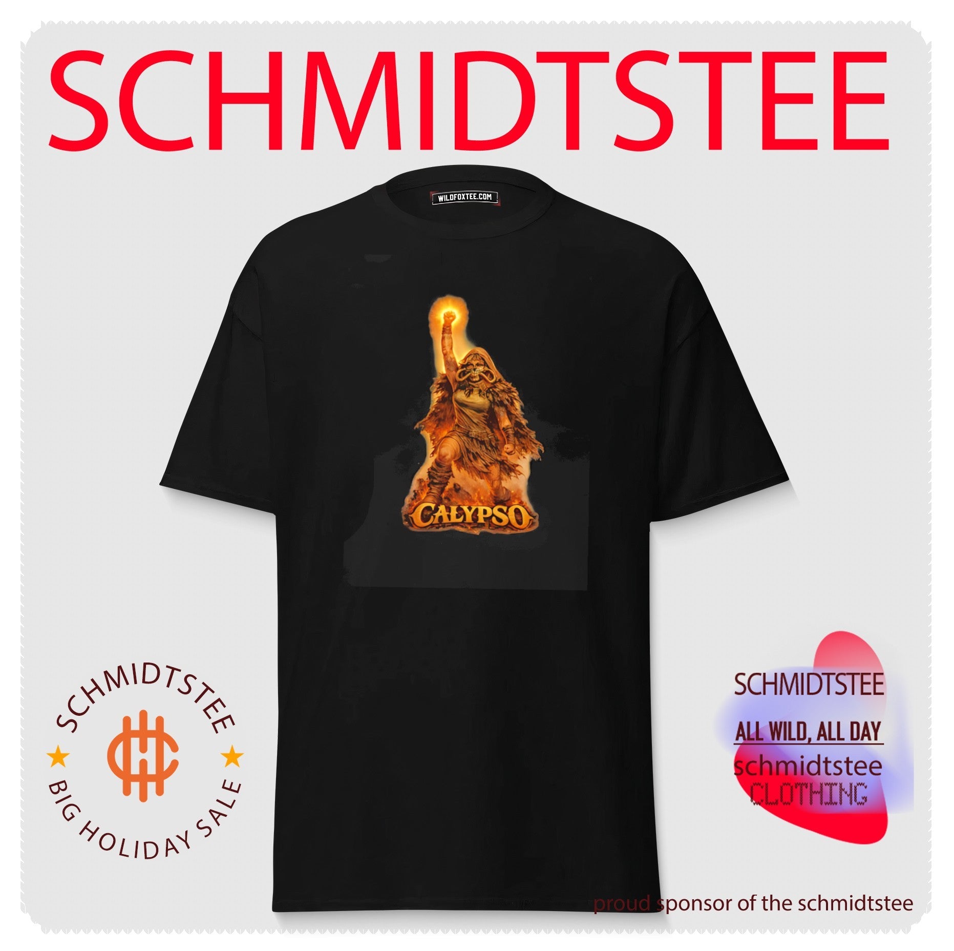 Calypso fiery figure shirt