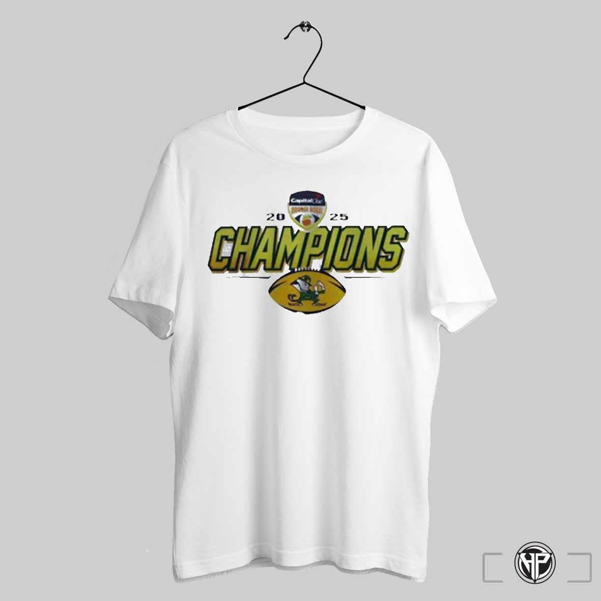 Capital One Orange Bowl 2025 Champions Notre Dame Shirt Trending