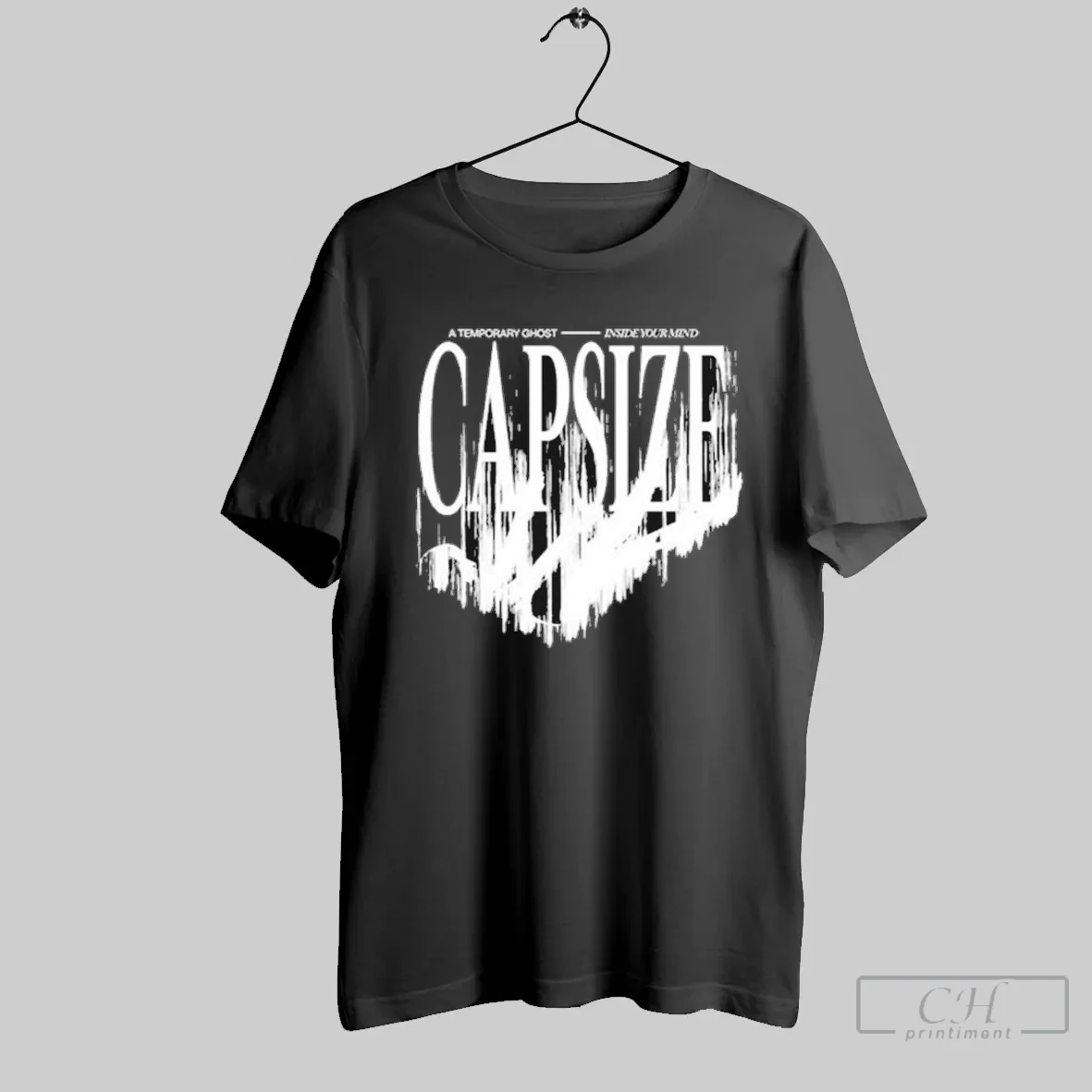 Capsize A Temporary Ghost Inside Your Mind Fading Face T Shirt