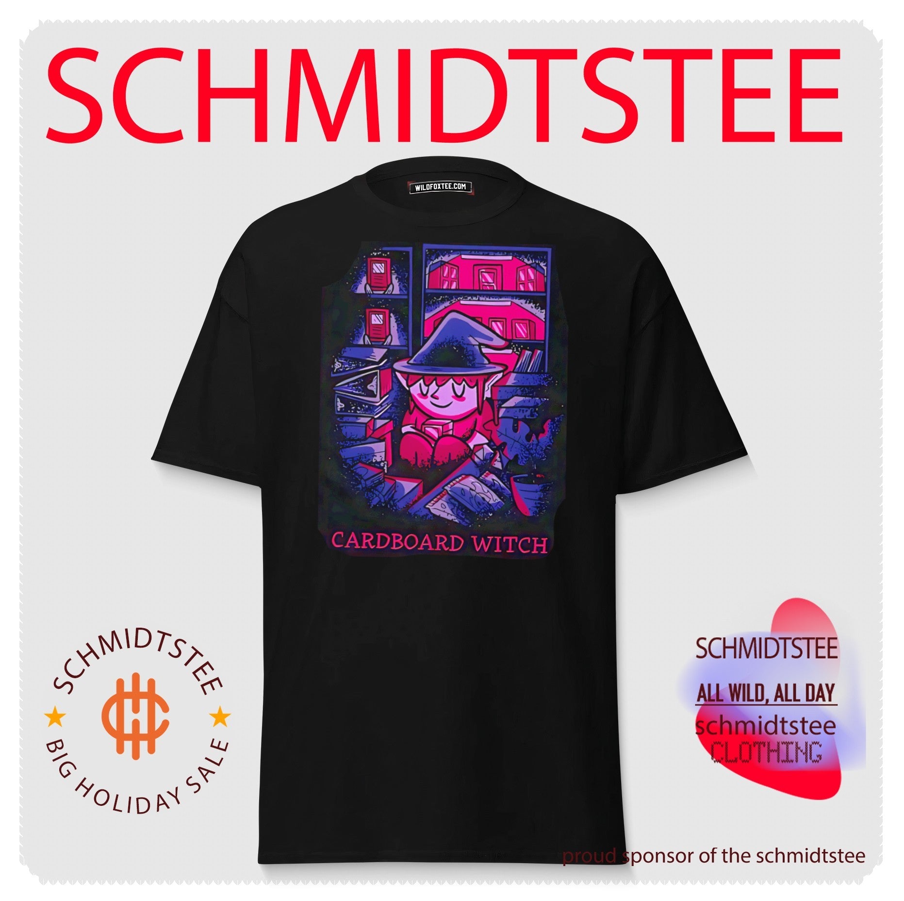 Cardboard Witch illustration shirt