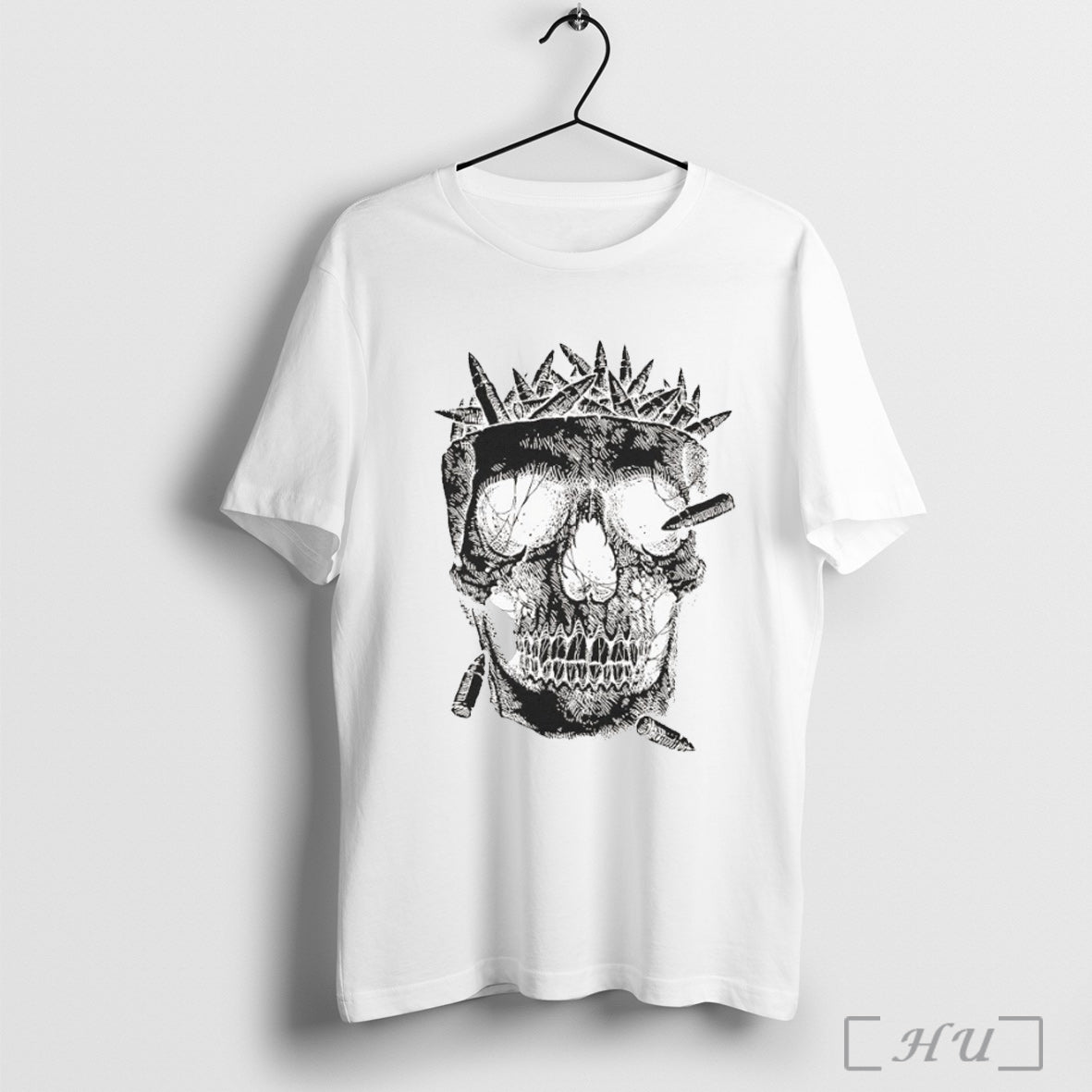 Carnifex Skull Bullet Coyote T Shirt