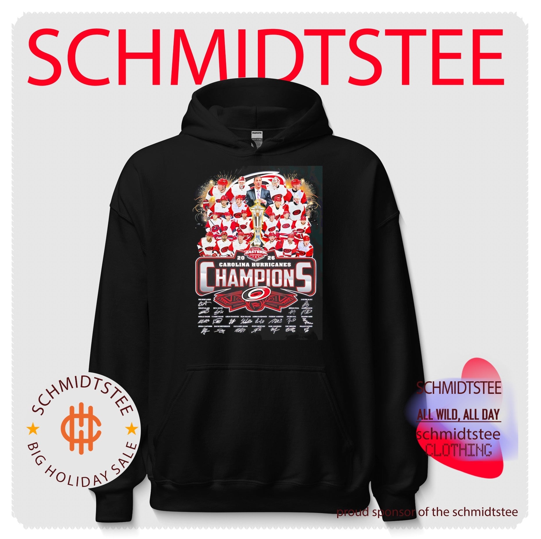 Carolina Hurricanes 2026 NHL Eastern Champions signature shirt