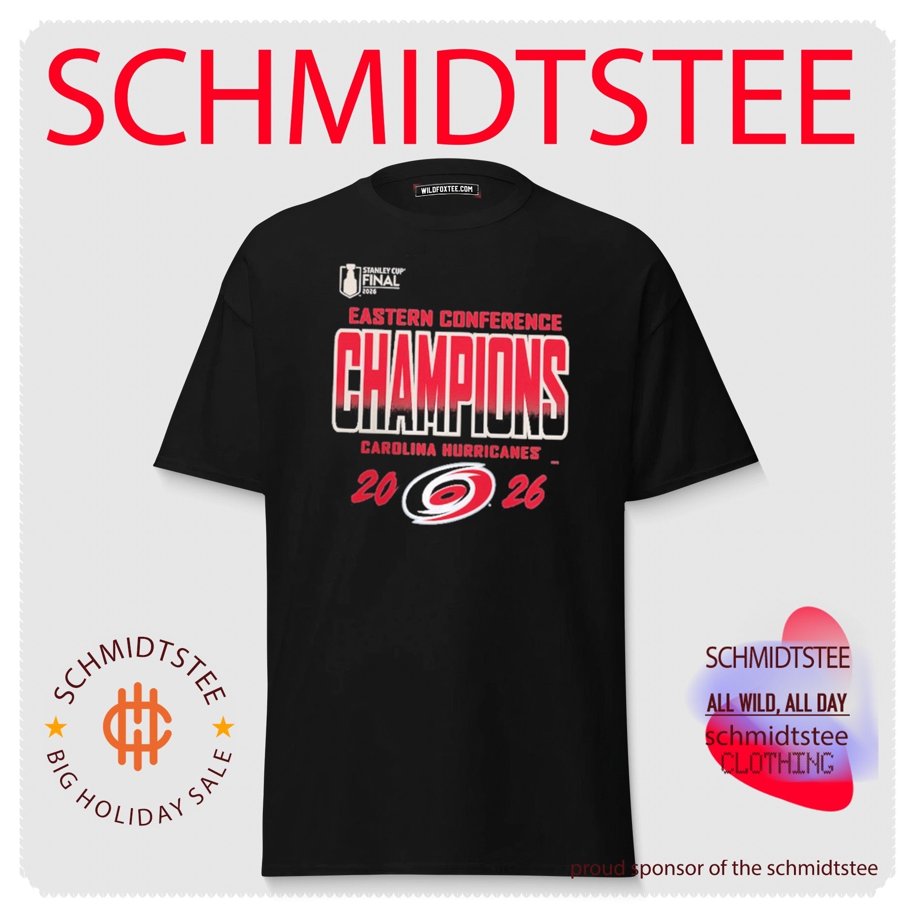 Carolina Hurricanes 2026 NHL Eastern Conference Champions Locker Room shirt