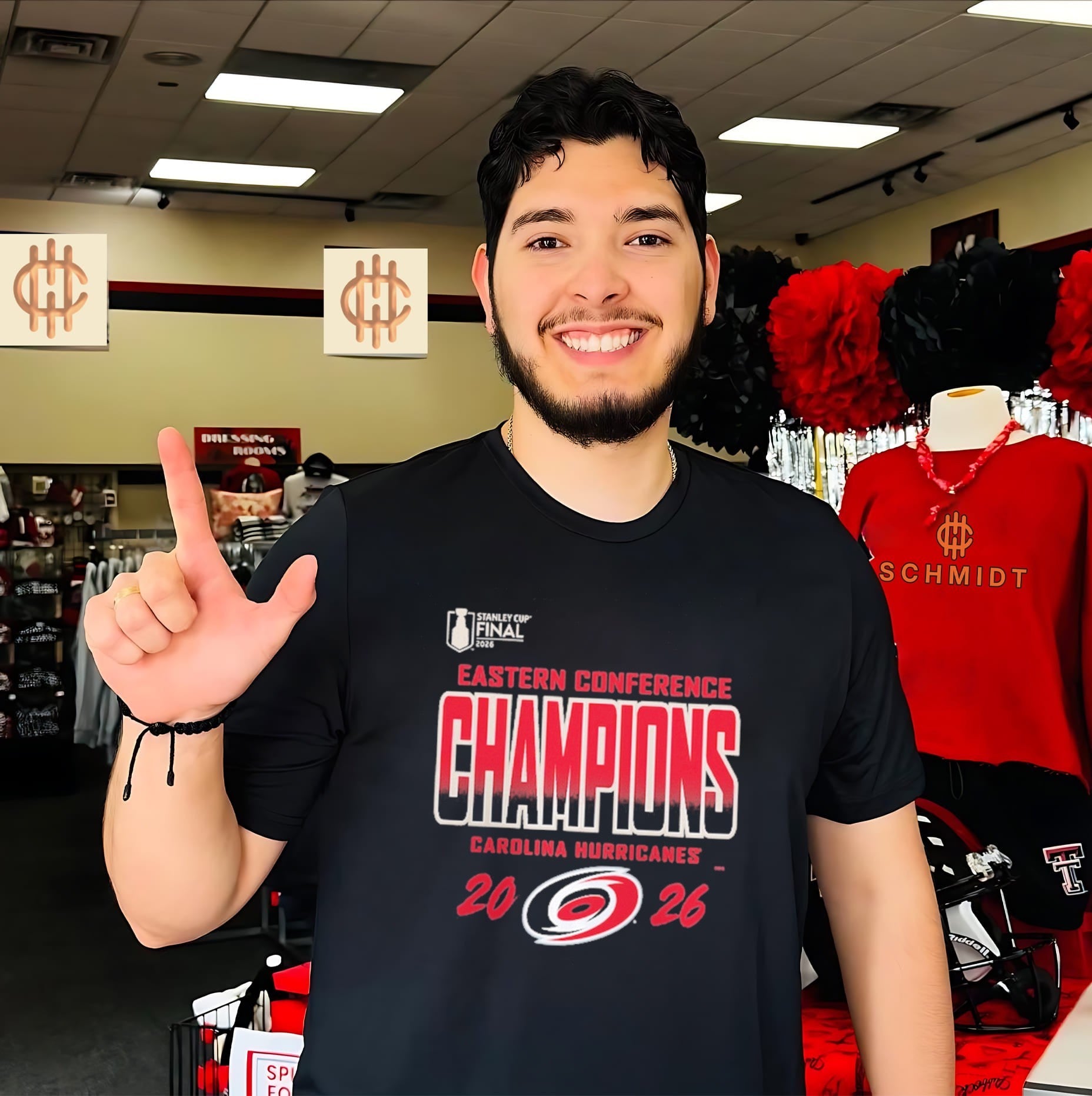 Carolina Hurricanes 2026 NHL Eastern Conference Champions Locker Room shirt