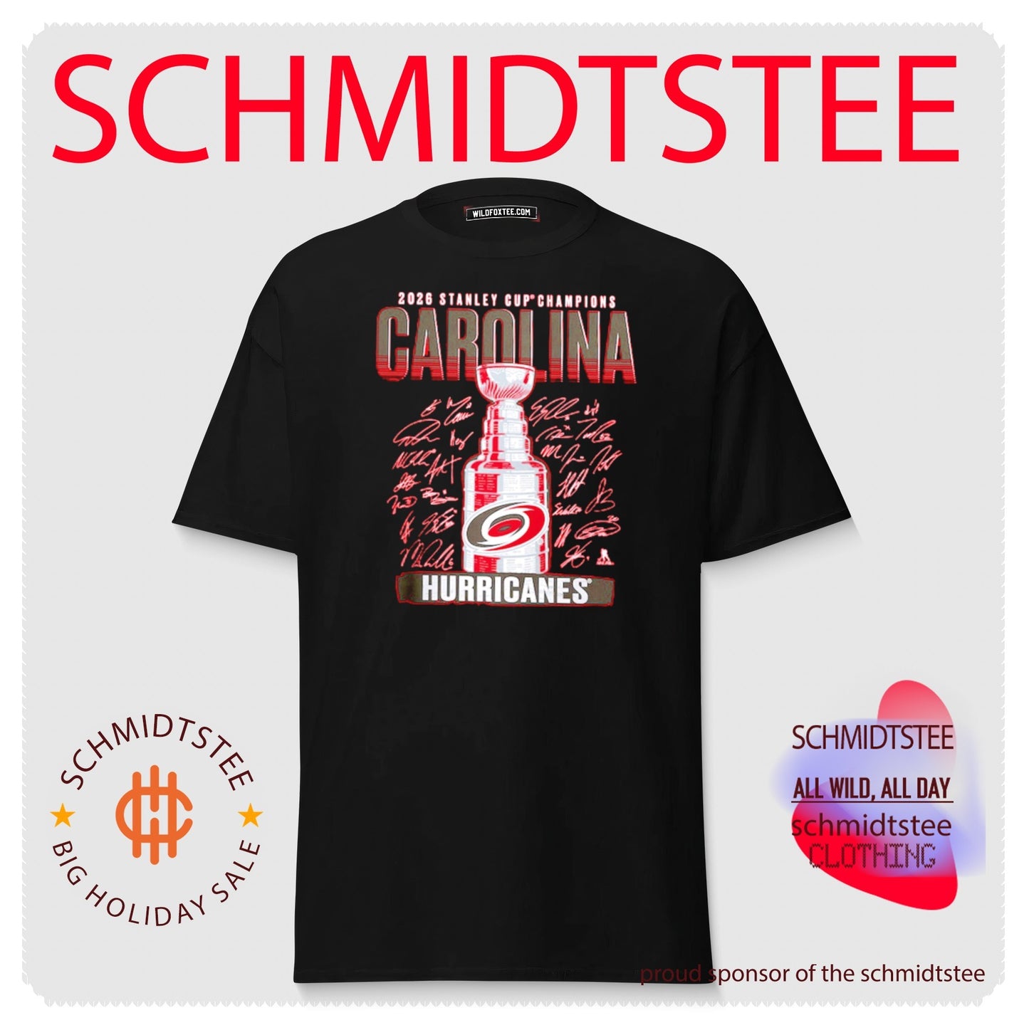 Carolina Hurricanes 2026 Stanley Cup Champions Signature Roster shirt