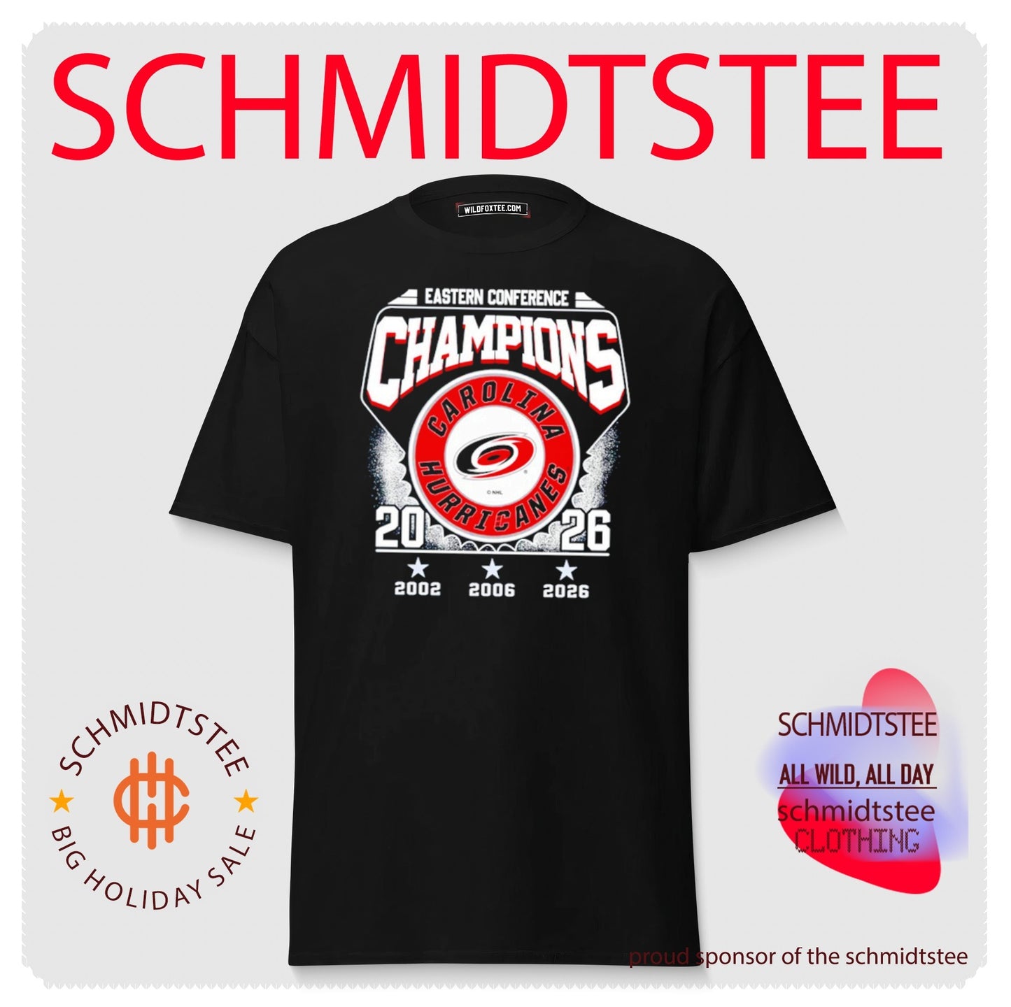Carolina Hurricanes Eastern Conference Champions 2026 3-Time shirt