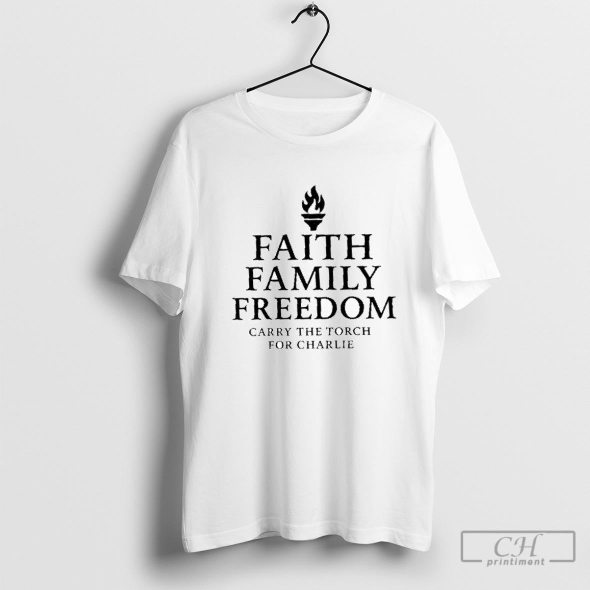 Carry The Torch For Charlie Faith Family Freedom Shirt Sweater