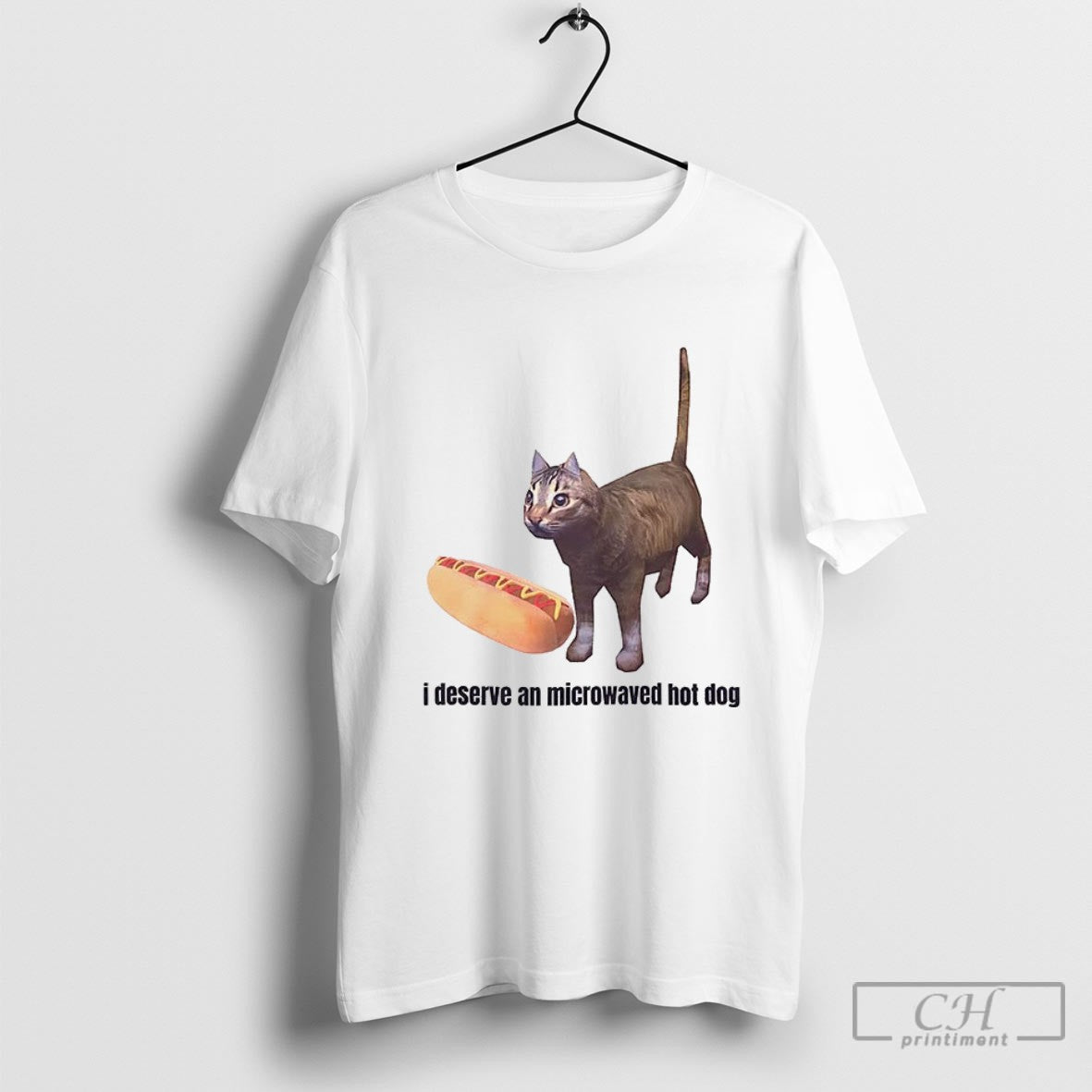 Cat I Deserve An Microwaved Hotdog Meme Shirt Sweater