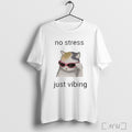 Cat No Stress Just Vibing T Shirt