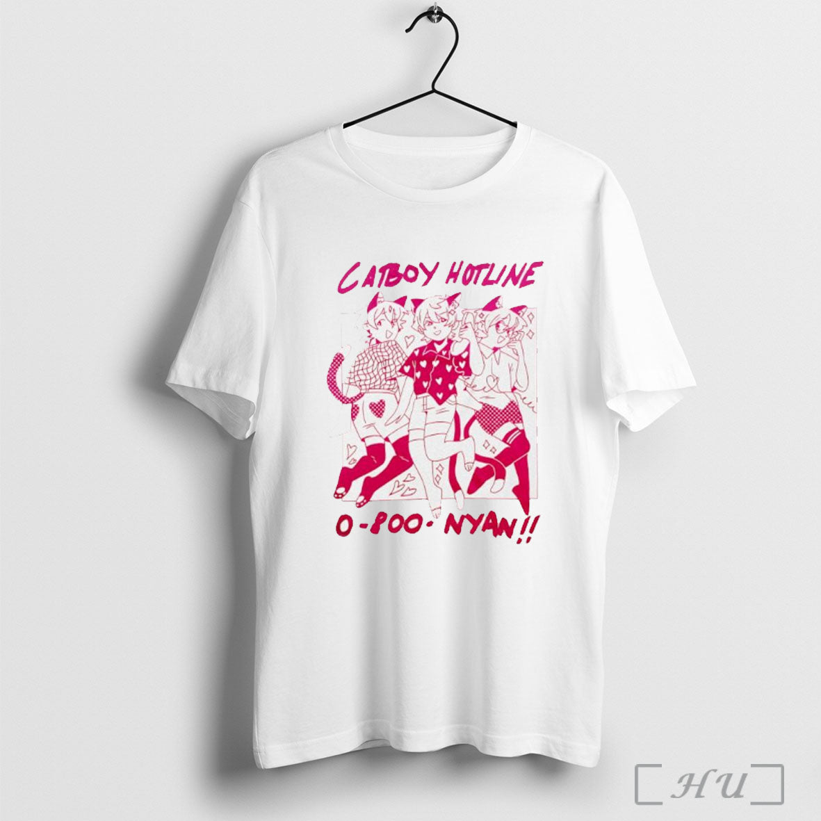 Catboy Hotline 0 800 Nyan T Shirt