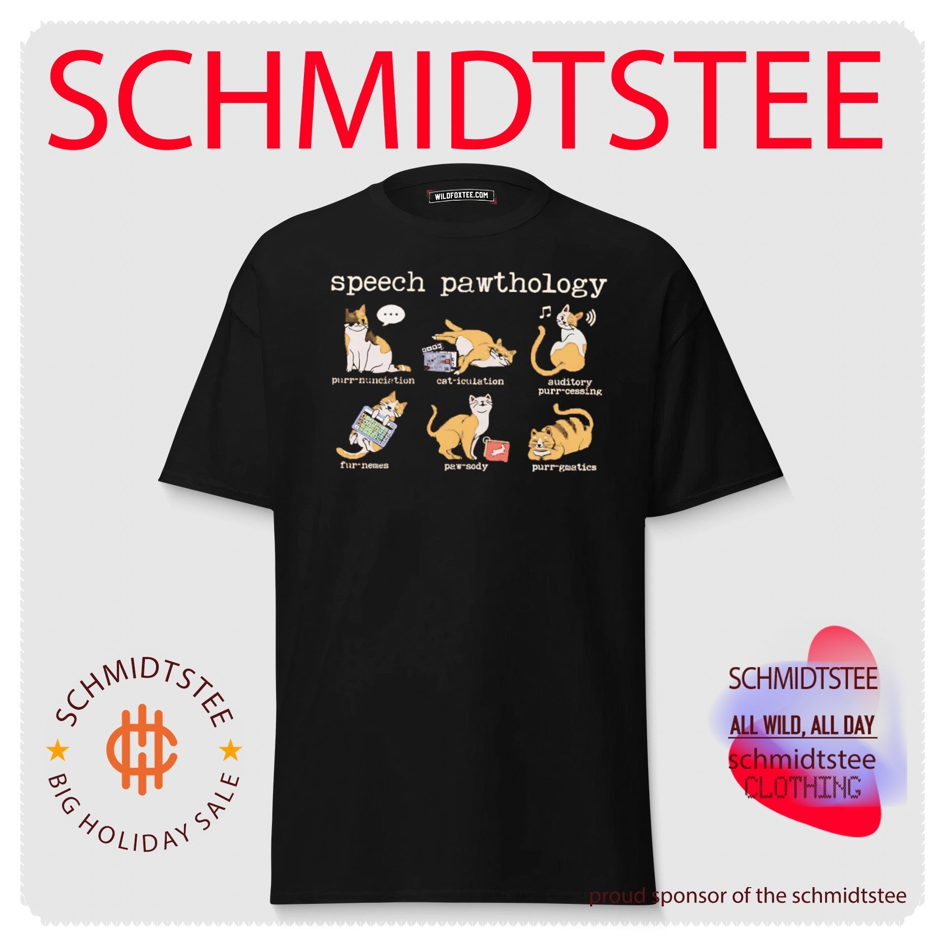 Cats Speech Therapy icon shirt