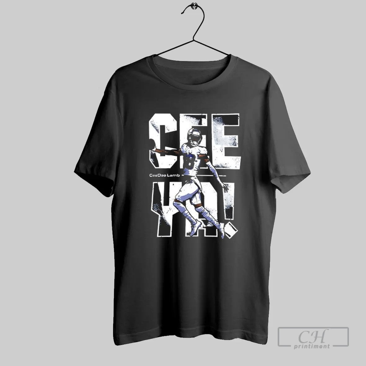 Ceedee Lamb Cee Y_all Player Dallas Cowboys Football T Shirt