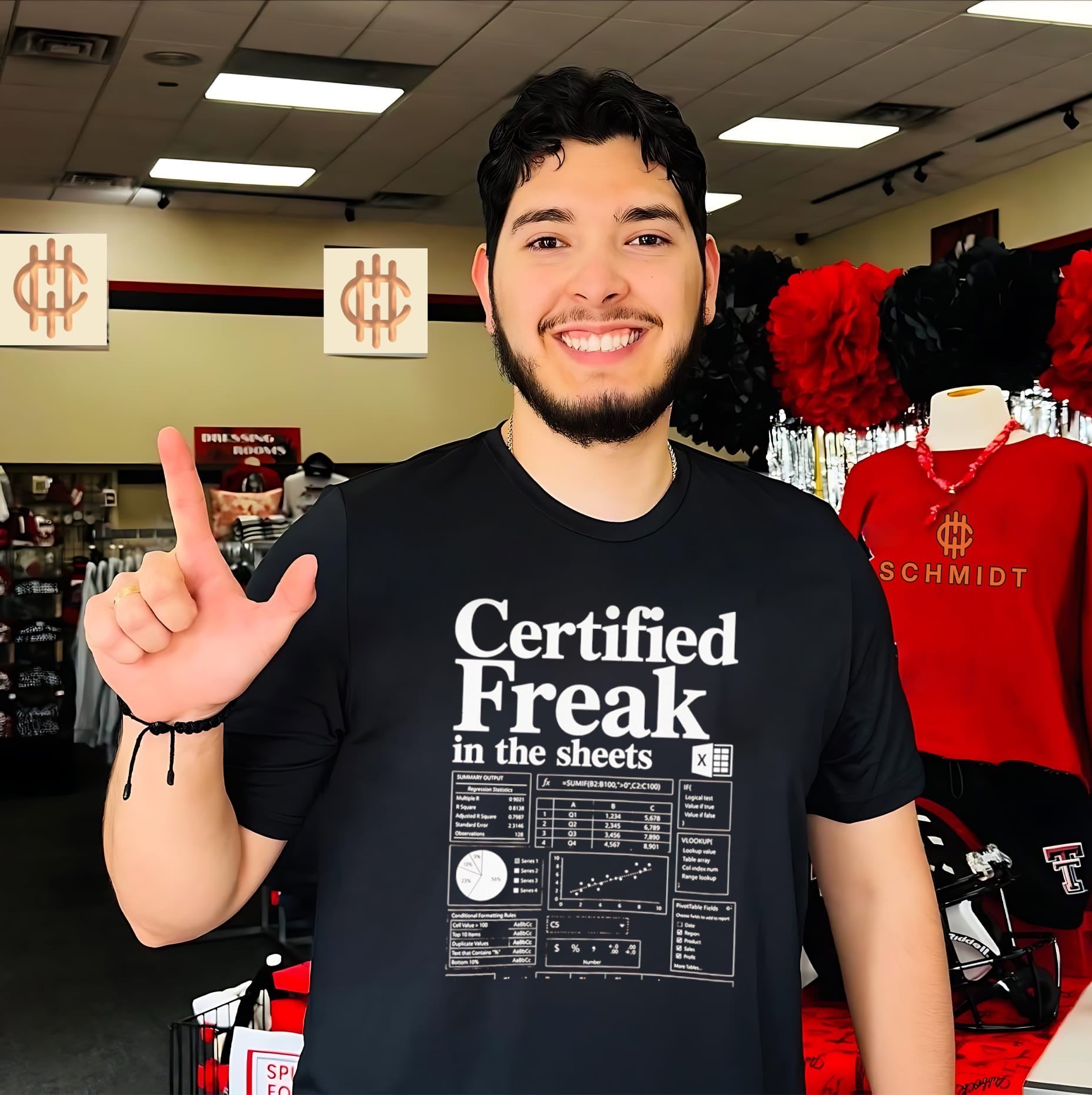 Certified Freak in the sheets shirt