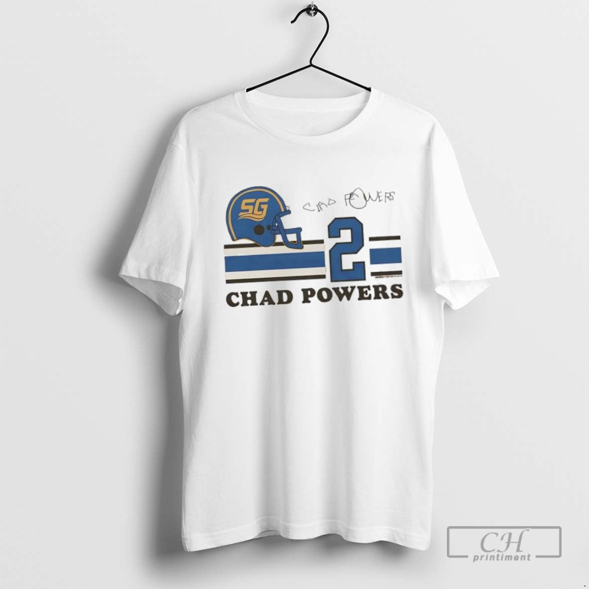 Chad Powers Signature Jersey Graphic