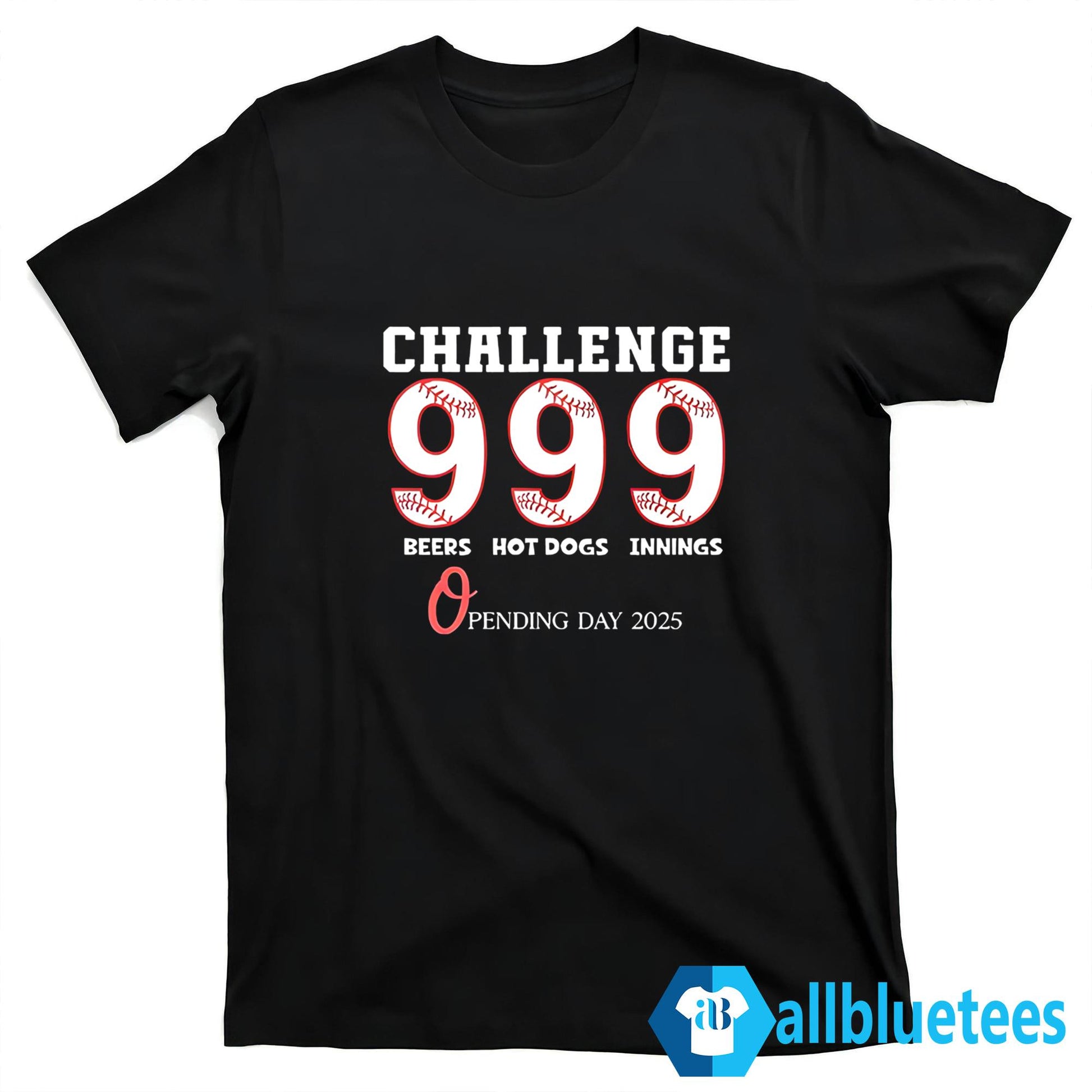 Challenge 9 Beers 9 Hot Dogs 9 Innings Shirt