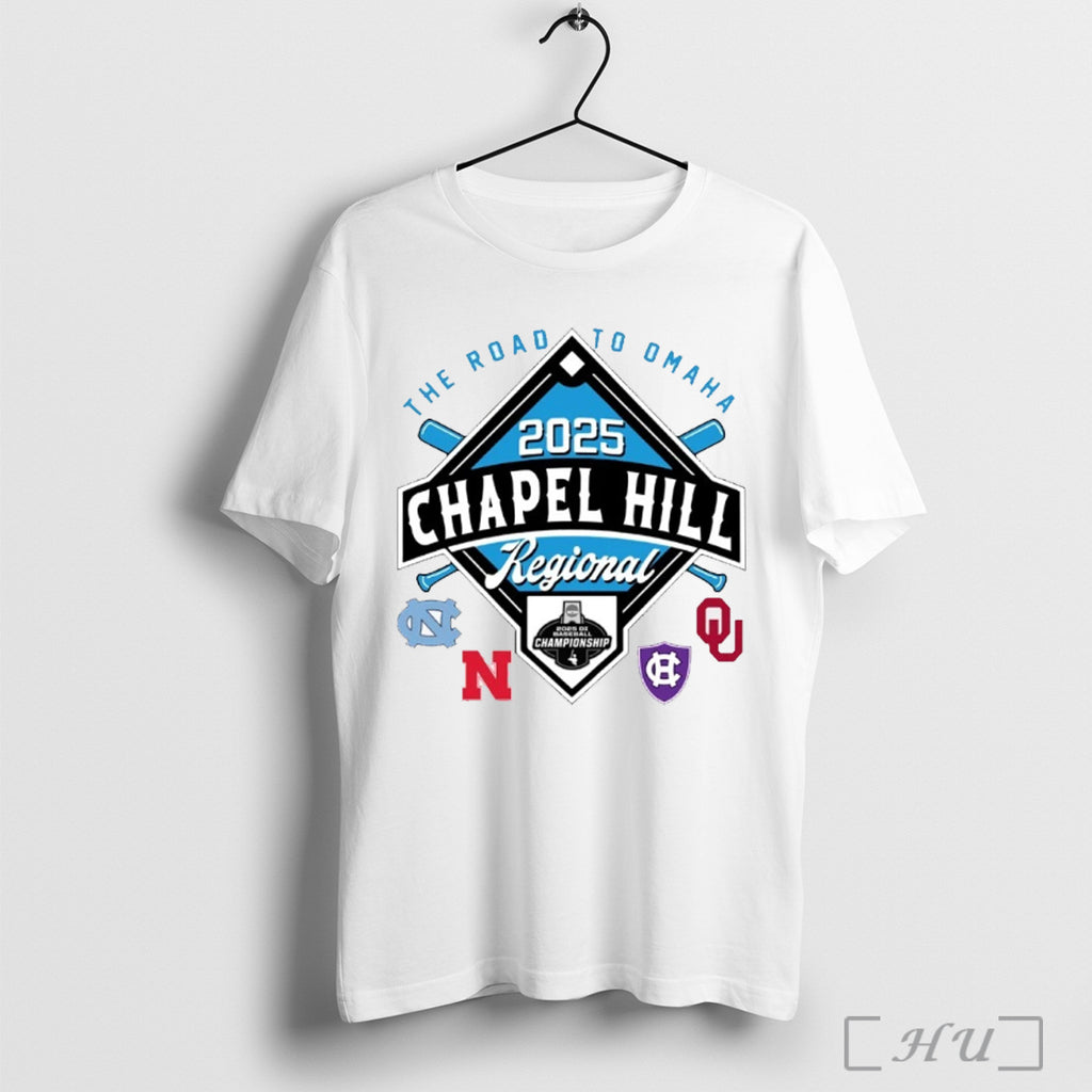 Chapel Hill Regional 2025 Ncaa Baseball Championship T Shirt
