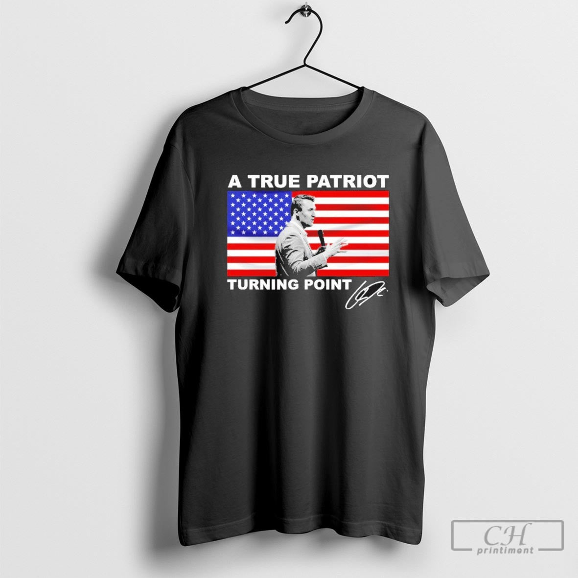 Charlie Kirk A True Patriot Turning Poin Shirt Sweater