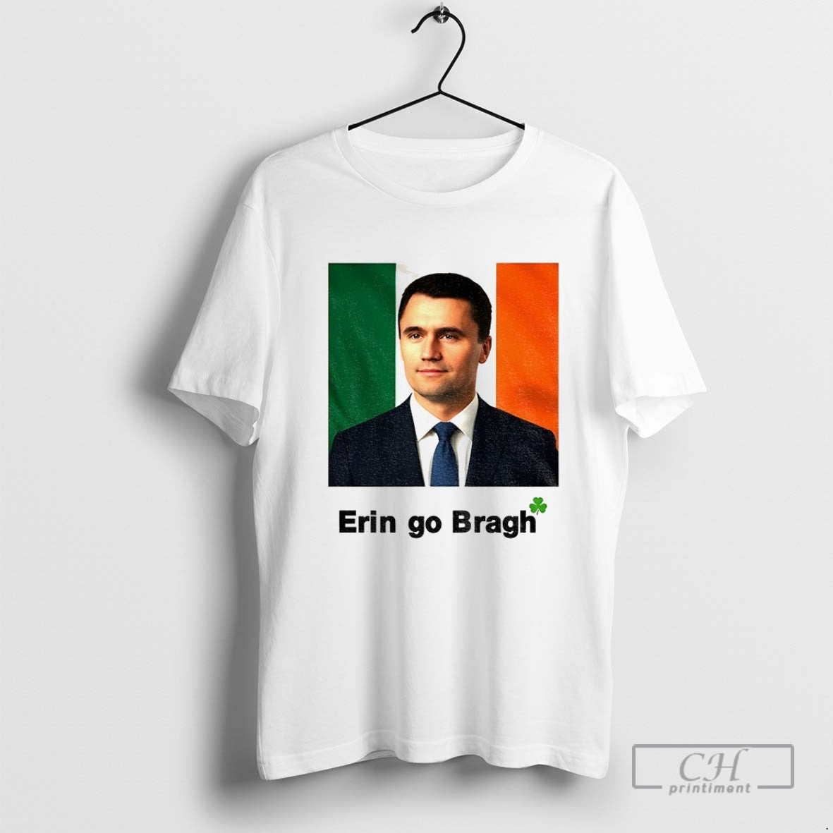 Charlie Kirk Erin Go Bragh Shamrock Rip 2025 Memorial Political