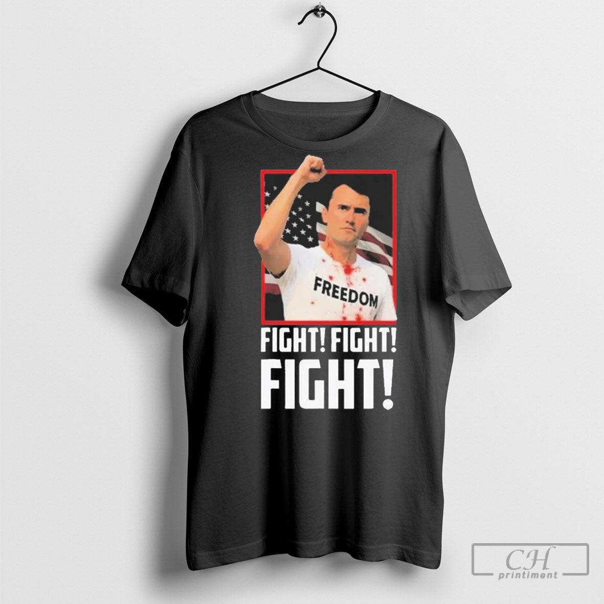 Charlie Kirk Fight Fight Fight Freedom Shirt Sweater