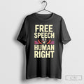 Charlie Kirk Free Speech Is A Human Righ Shirt Sweater