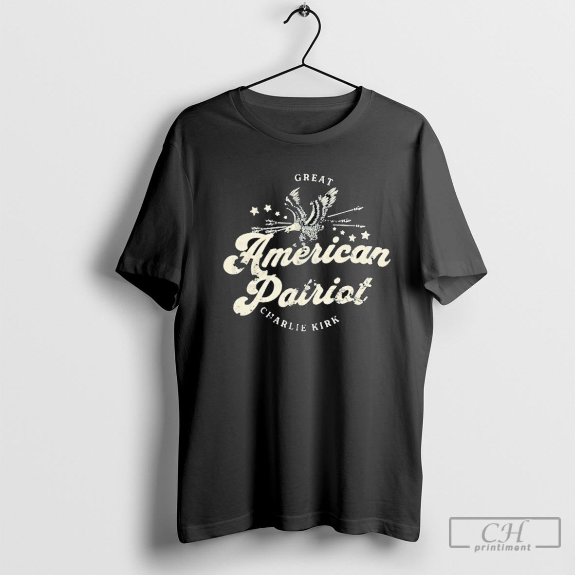Charlie Kirk Great American Patriot Eagle Shirt Sweater