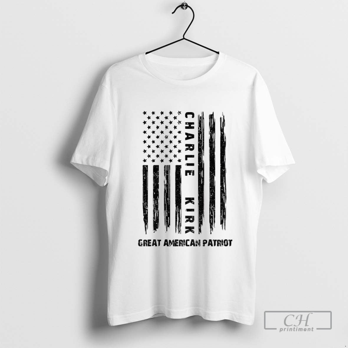 Charlie Kirk Great American Patriot Freedom American Flag