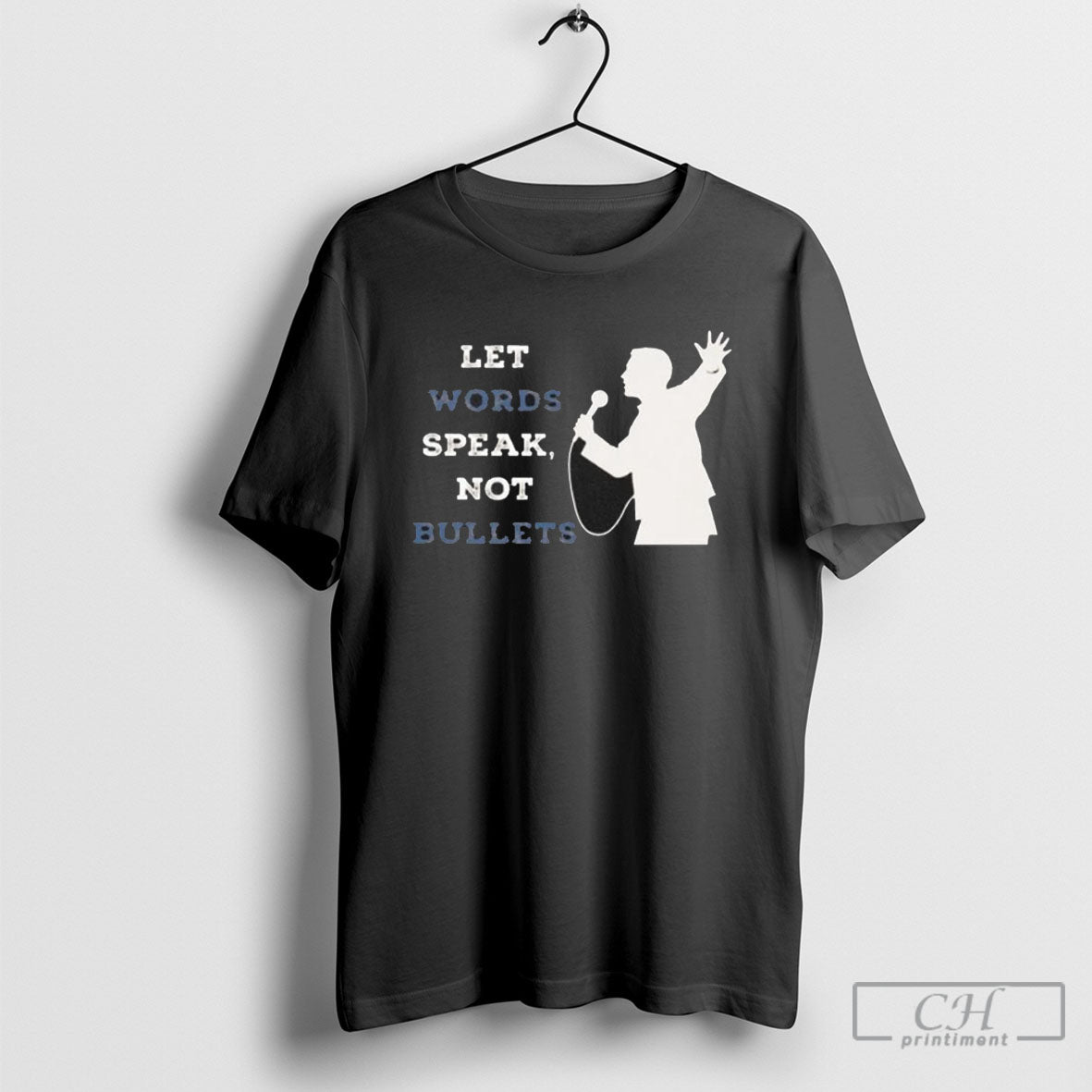 Charlie Kirk Let Words Speak Not Bullets Shirt Sweater