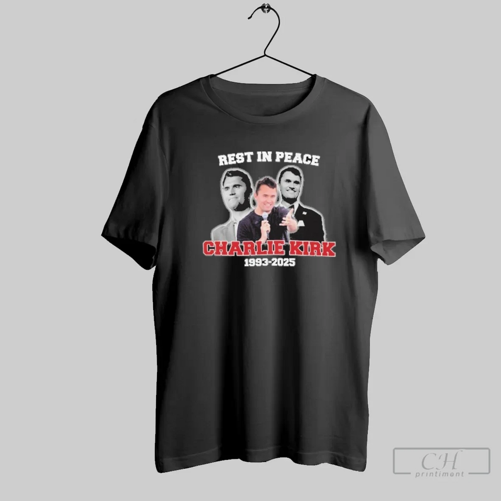 Charlie Kirk Rest In Peace 1993 2025 T Shirt