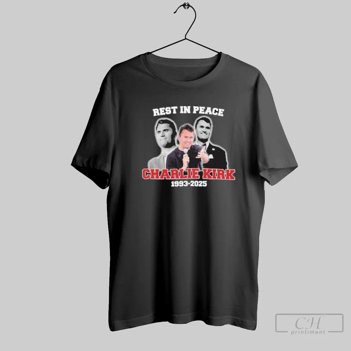 Charlie Kirk Rest In Peace 1993 2025 T Shirt